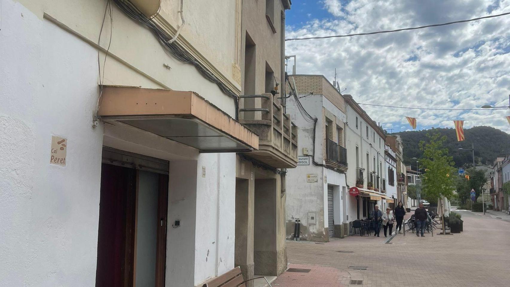 La casa de Cal Peret en su estado actual