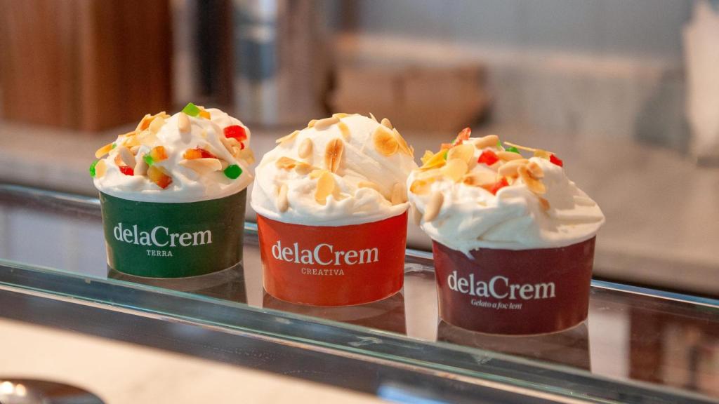 Helado de coca de llardons de DelaCrem