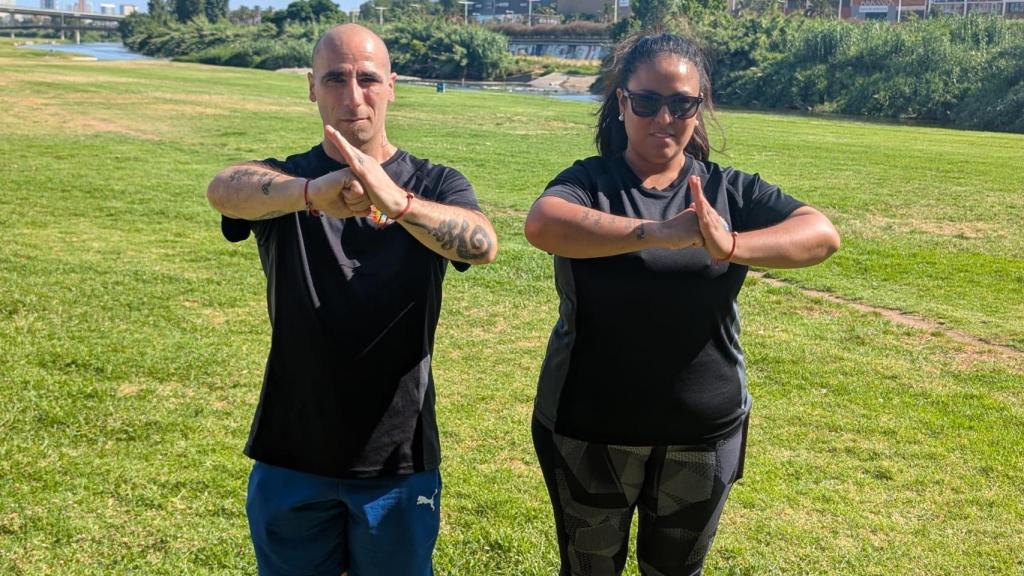 Rafael Sarasini y su pareja, Heidi, durante la entrevista con Metrópoli