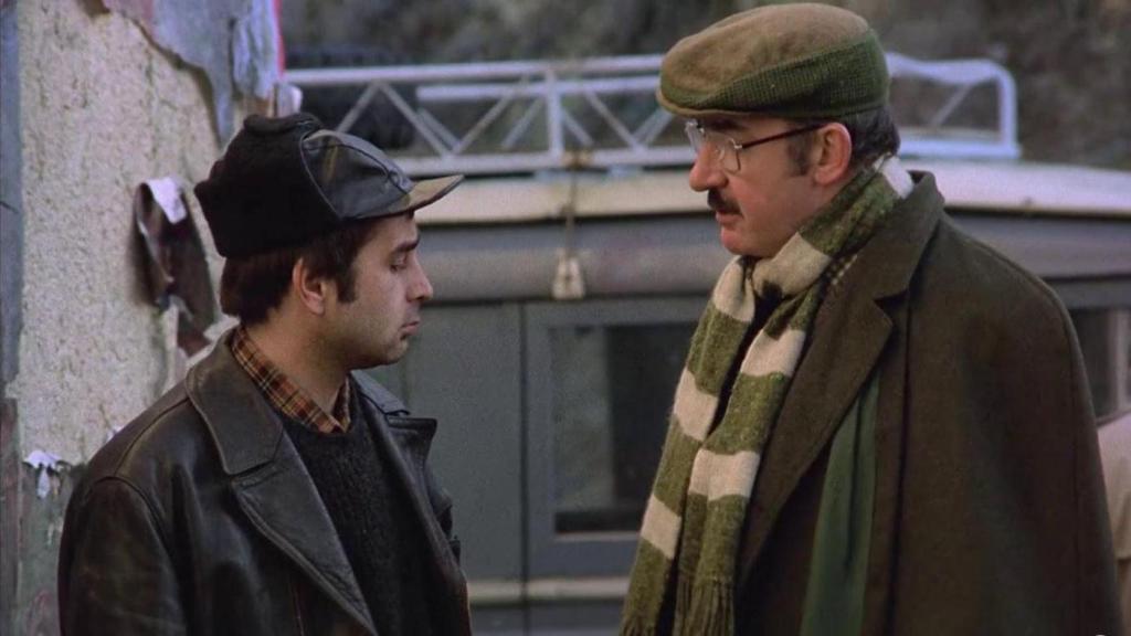 Borau interperetando al gobernador de 'Furtivos' junto a Ovidi Montllor