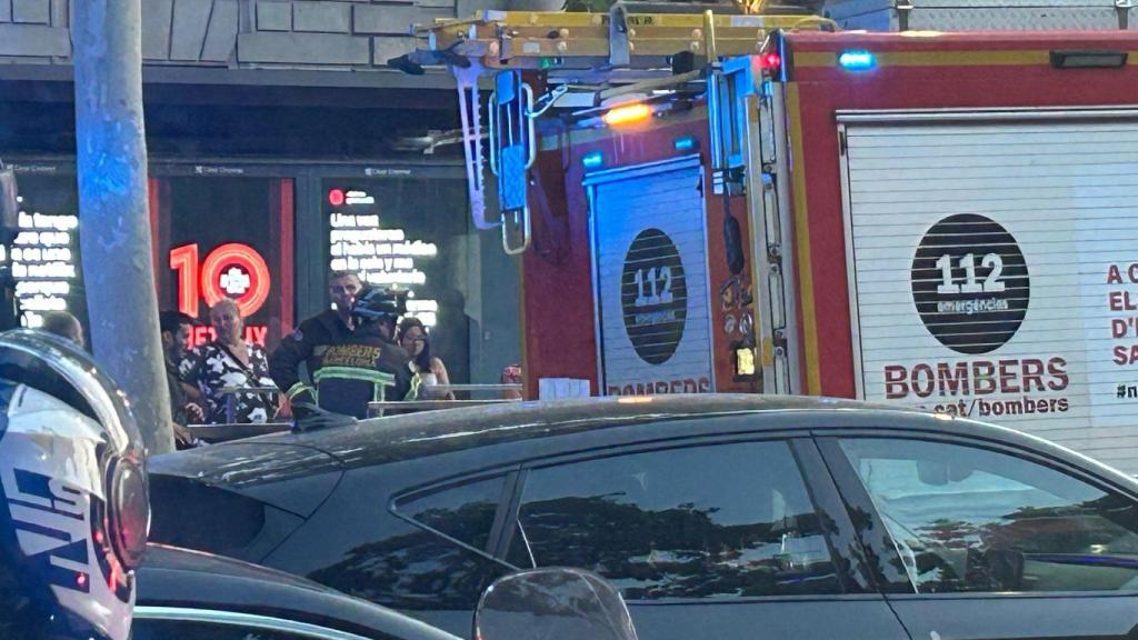 Els Bombers acudeixen a l'estació Diagonal