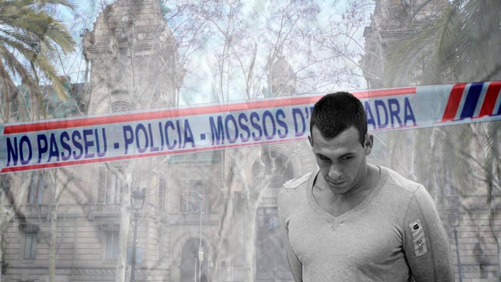 Valentín Moreno, ejecutado en noviembre de 2021, con la Audiencia Provincial de Barcelona de fondo