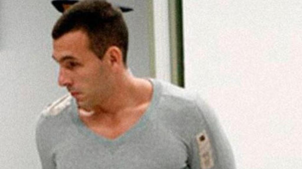 Valentín Moreno, el homicida de la Vila Olímpica, durante un juicio