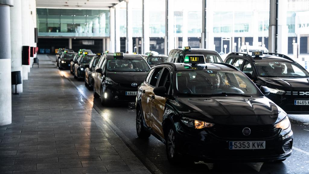 Taxis en el Aeropuerto de Barcelona