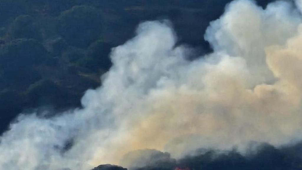 Incendio en la Serralada de la Marina