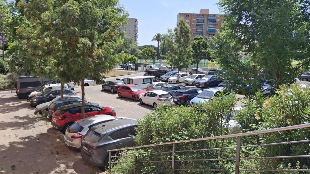 Aparcamiento en el que podría ubicarse el casal