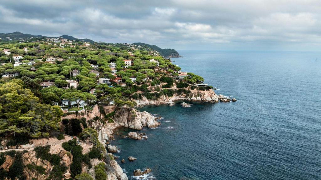 Vista aérea del pueblo más pobre de Girona, Lloret