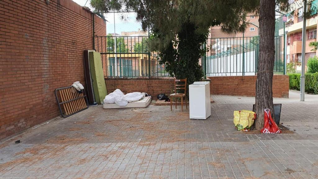 Ensenyaments d'usuaris del centre en la via pública