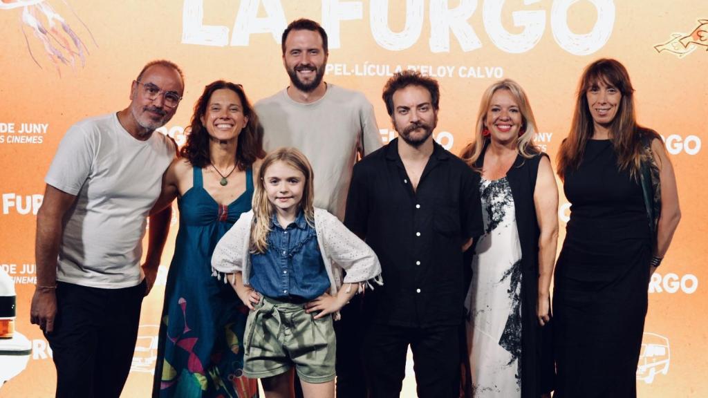 El equipo de la película 'La Furgo'