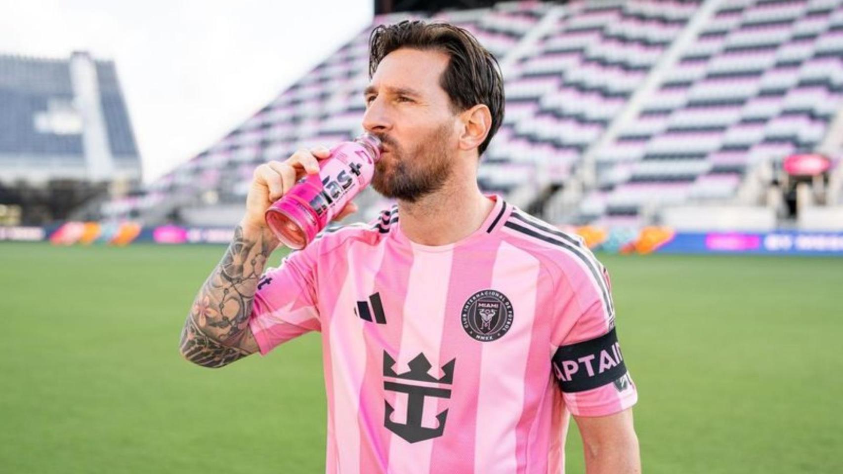 Messi protagoniza una imagen promocional con el Inter Miami