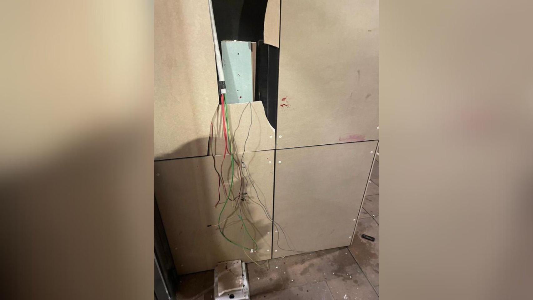 El lector de tarjetas de un piso de L'Hospitalet reventado