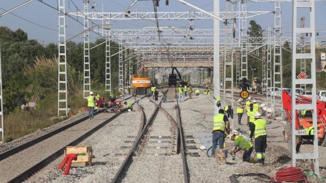 Actuaciones en el nuevo acceso ferroviario a la T1 del Aeropuerto de Barcelona