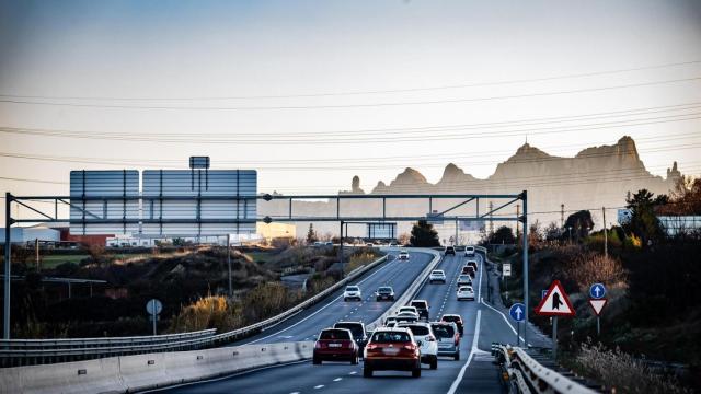 Imagen de recurso de una carretera catalana.