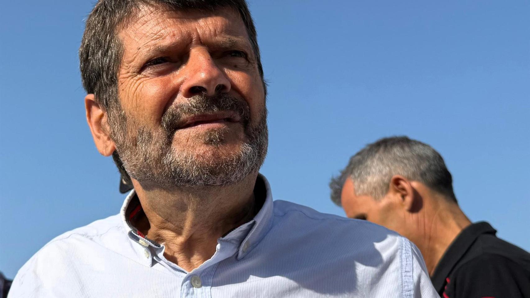 El teniente de alcalde de Seguridad de Barcelona, Albert Batlle, después de la verbena de Sant Joan