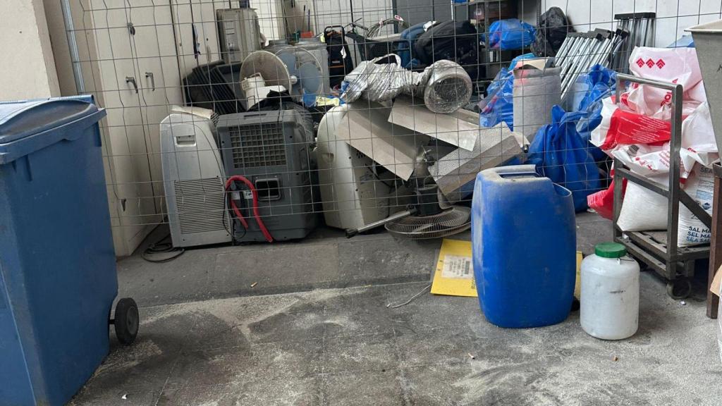 Interior de la comisaría de la Policía Municipal de Sabadell