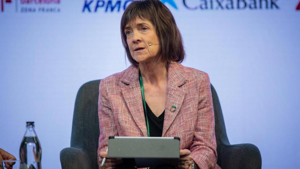 Teresa Garcia-Milà durante un acto