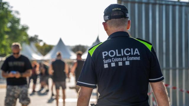 El subinspector de la Policía Local, Iván Nogales, en el Rock Fest