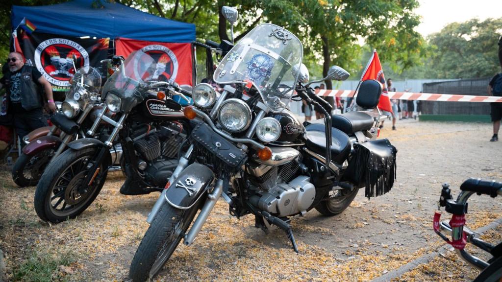 Una exhibición de motos en el Rock Fest
