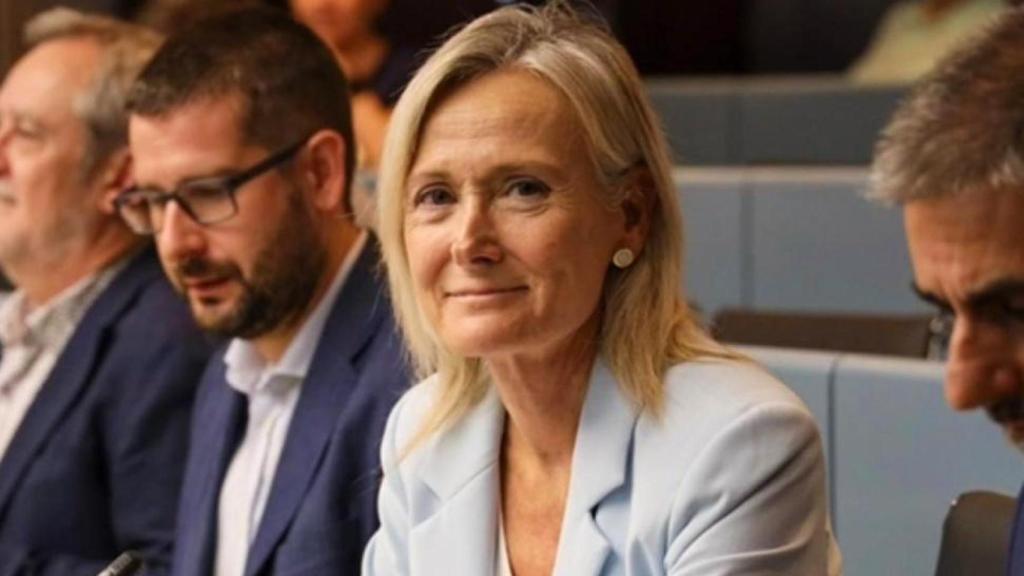 La exedil popular Ángeles Esteller durante una Comisión del Consejo Municipal