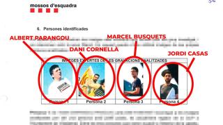 Diligencias policiales con el diputado de la CUP Dani Cornellà y el resto de identificados por el asalto al Port Natura de Sant Pere Pescador (Girona)