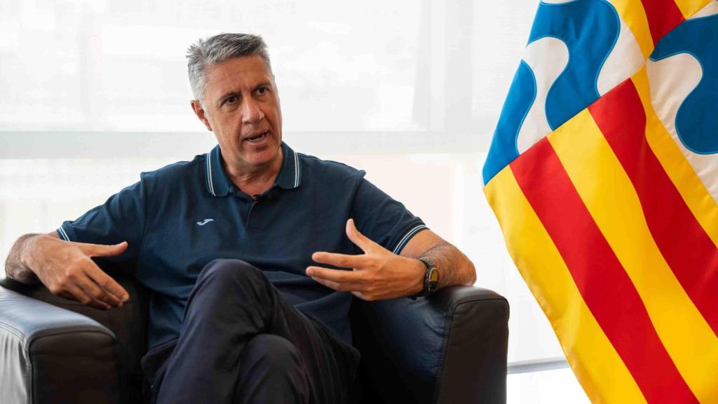 Xavier García Albiol, alcalde de Badalona, durant l'entrevista amb Metròpoli