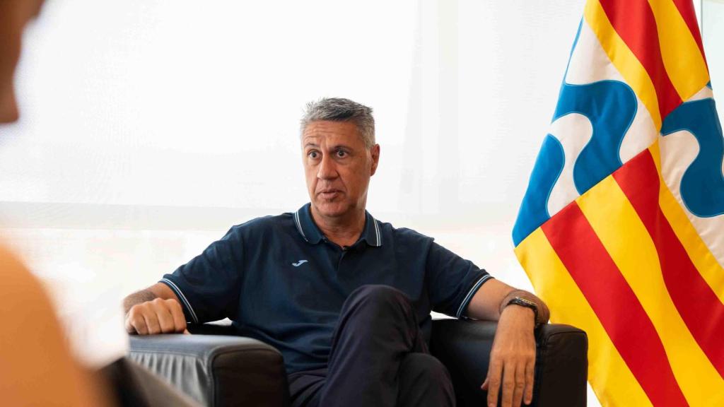 Xavier García Albiol, alcalde de Badalona, durante la entrevista con Metrópoli