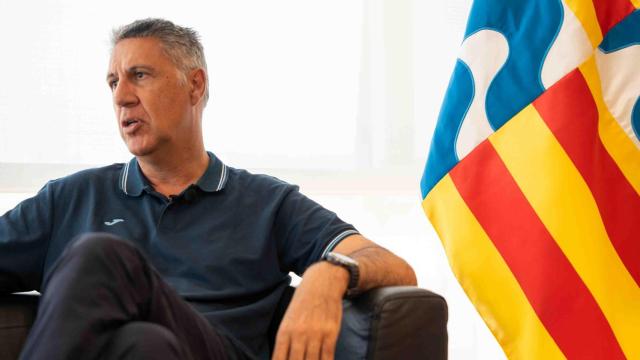 Xavier García Albiol, alcalde de Badalona, durante la entrevista con Metrópoli