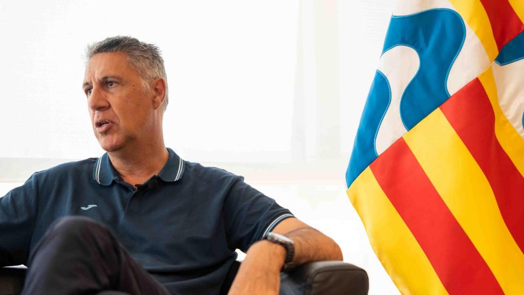 Xavier García Albiol, alcalde de Badalona, durante la entrevista con Metrópoli