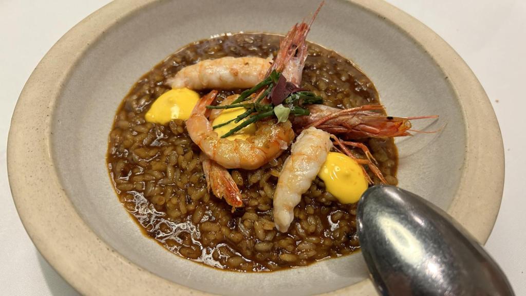 Arroz meloso de gamba roja y cigala