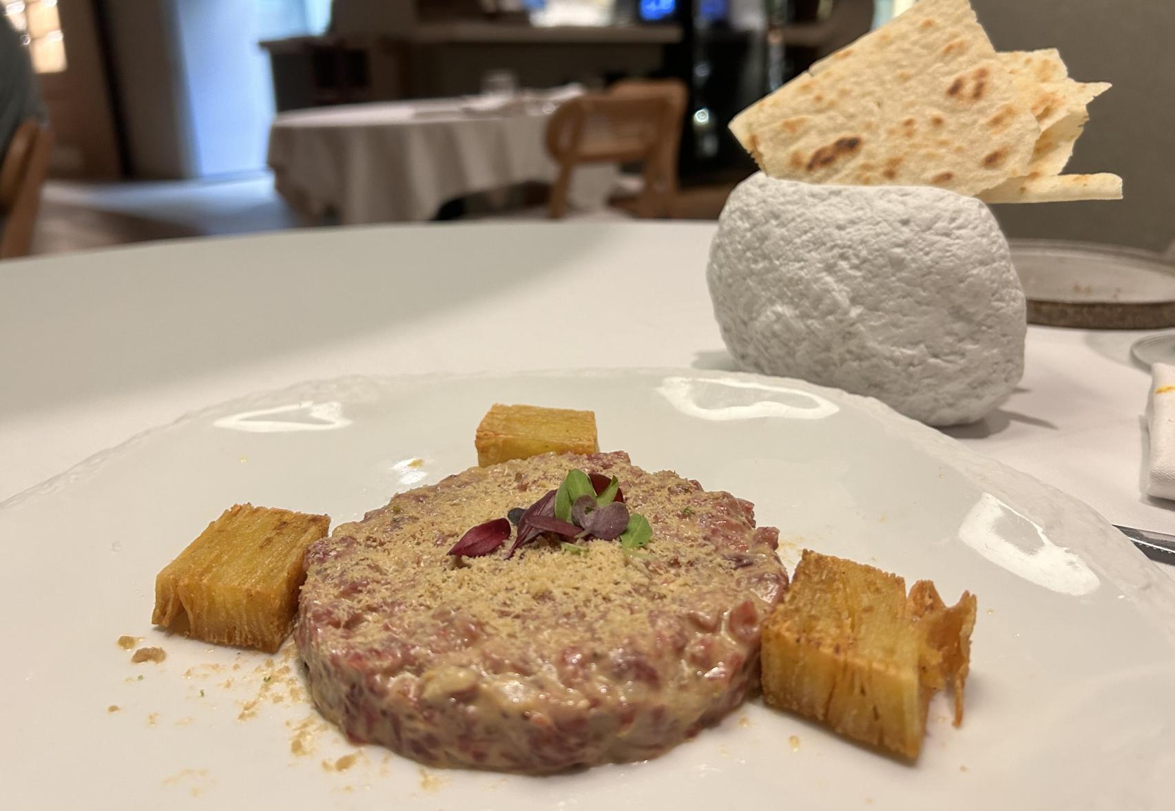 Steak tartar con foie de Dos Cucharas
