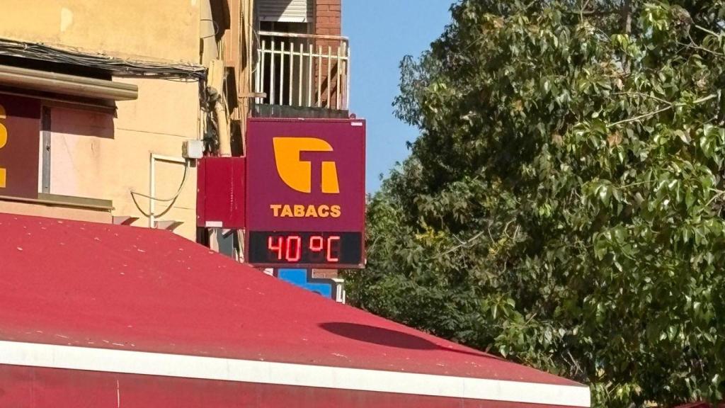 Un termòmetre de Sant Adrià de Besòs