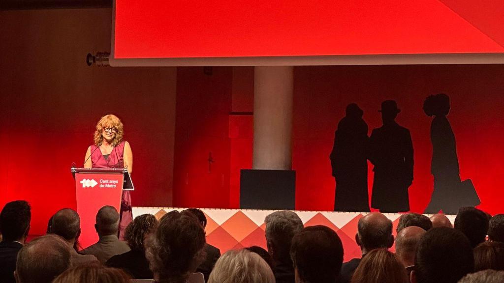 Intervenció de Laia Bonet en l'acte de celebració del centenari del Metro de Barcelona