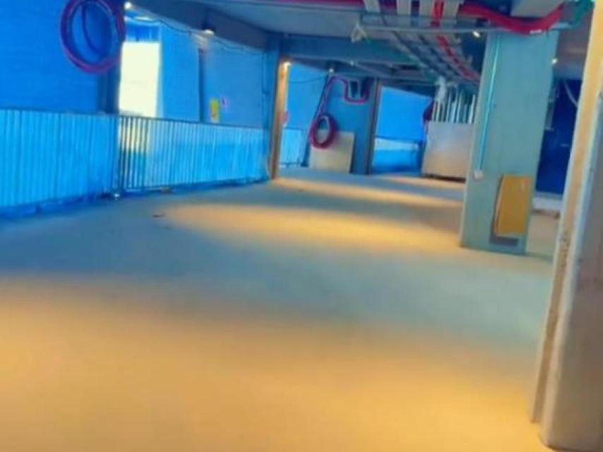 Pasillo interior del Camp Nou