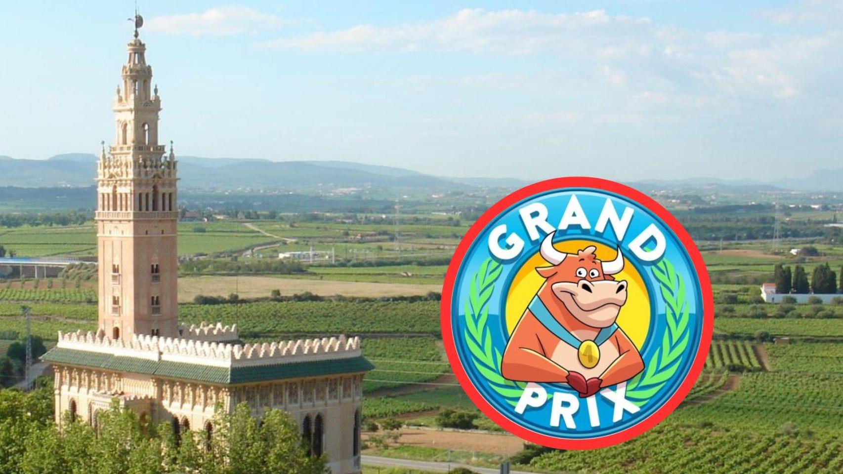 Fotomontaje logo de 'El Grand Prix del Verano' y L'Arboç