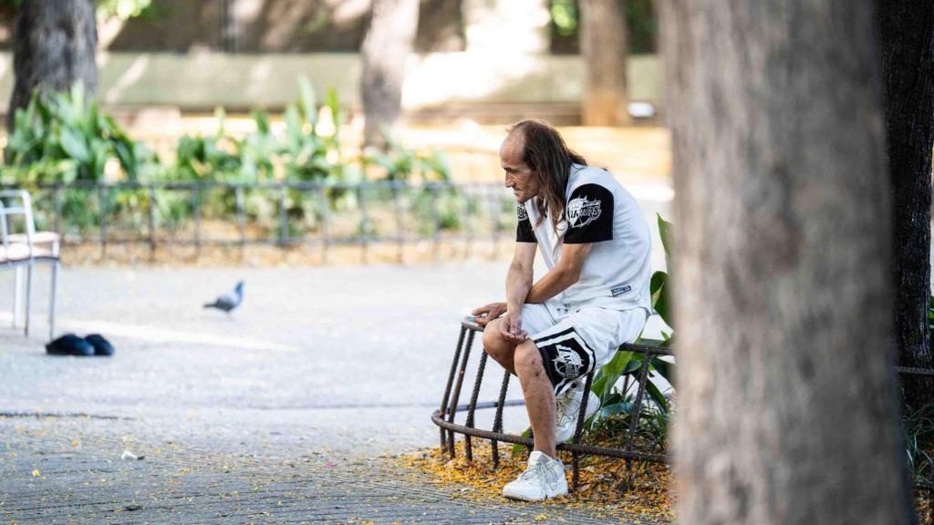 Una persona drogodependiente frente al CAS Baluard de Drassanes