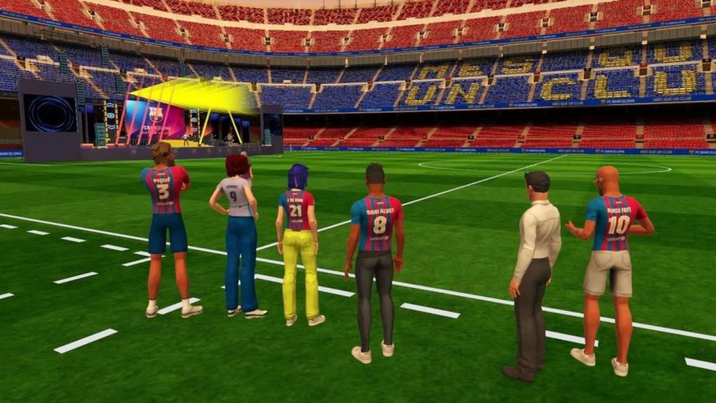 Una imagen del trabajo del Barça en el sector del metaverso