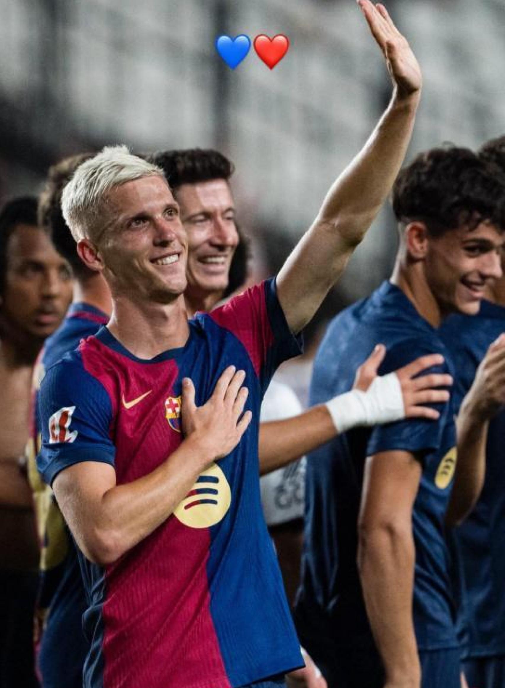 La 'storie' de Dani Olmo tras conocerse la renovación de Nico con el Athletic