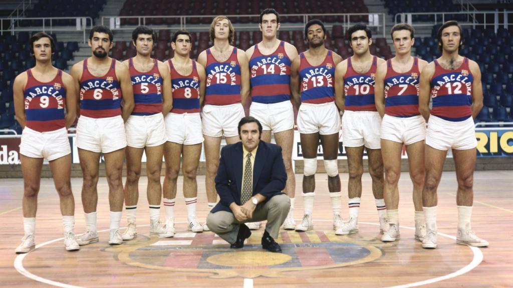 Xabier Añua, en su época como entrenador del Barça de basket