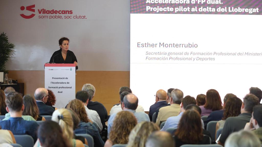 Esther Monterrubio, secretaria general de formación profesional del Ministerio de Educación, Formación Profesional y Deportes