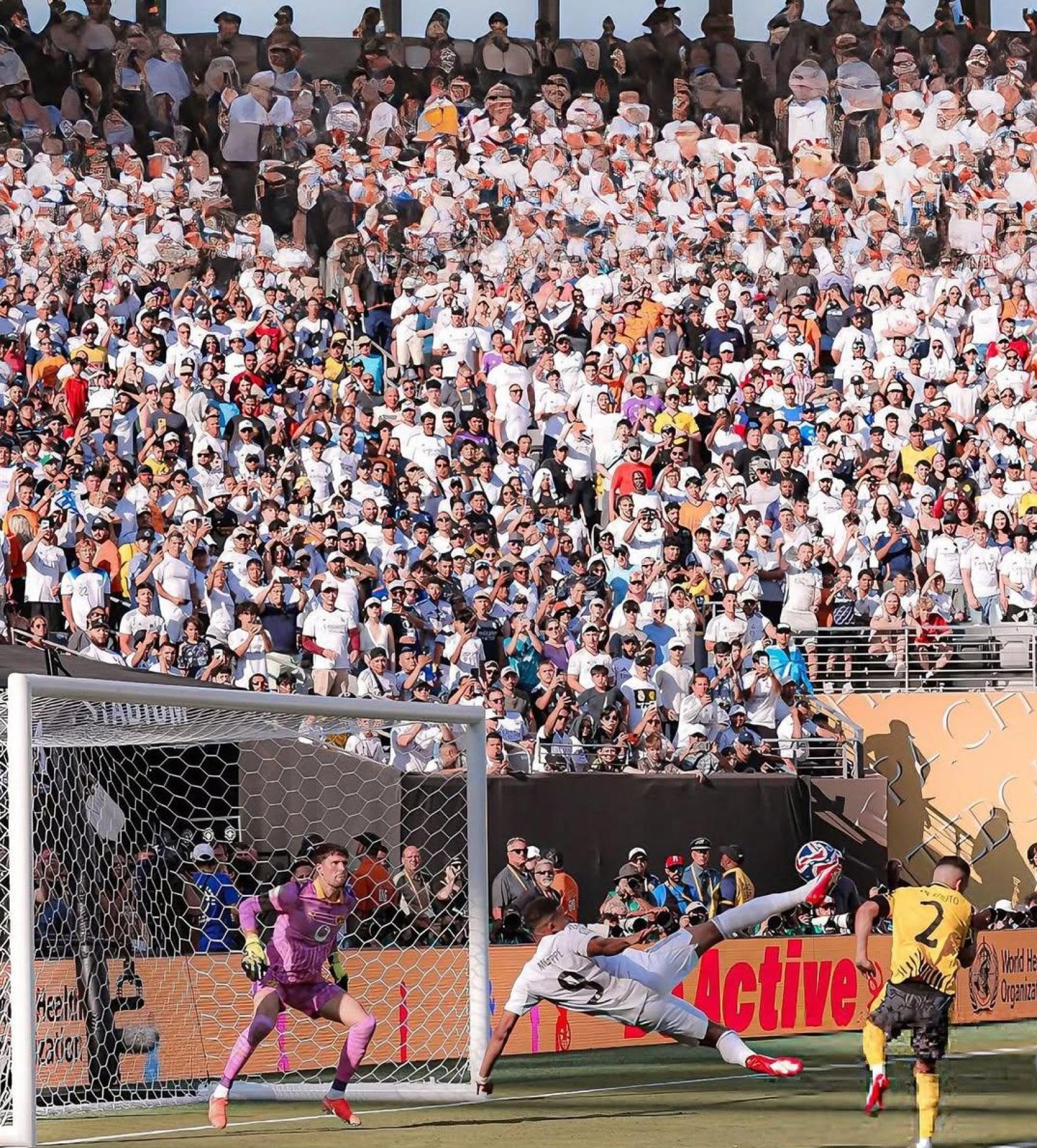 La imagen de Kylian Mbappé editada con Photoshop en el Mundial de Clubes