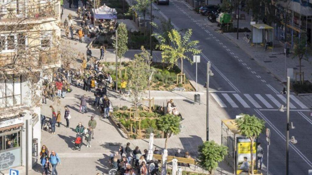 Carrer Pi i Margall, a Gràcia