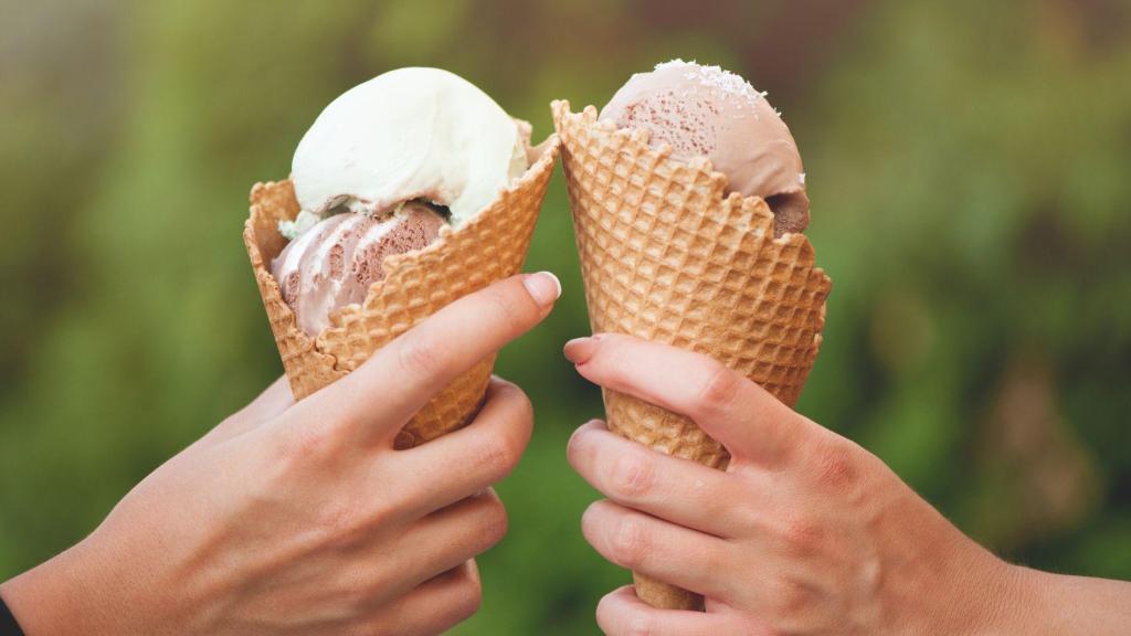Dos conos de helado
