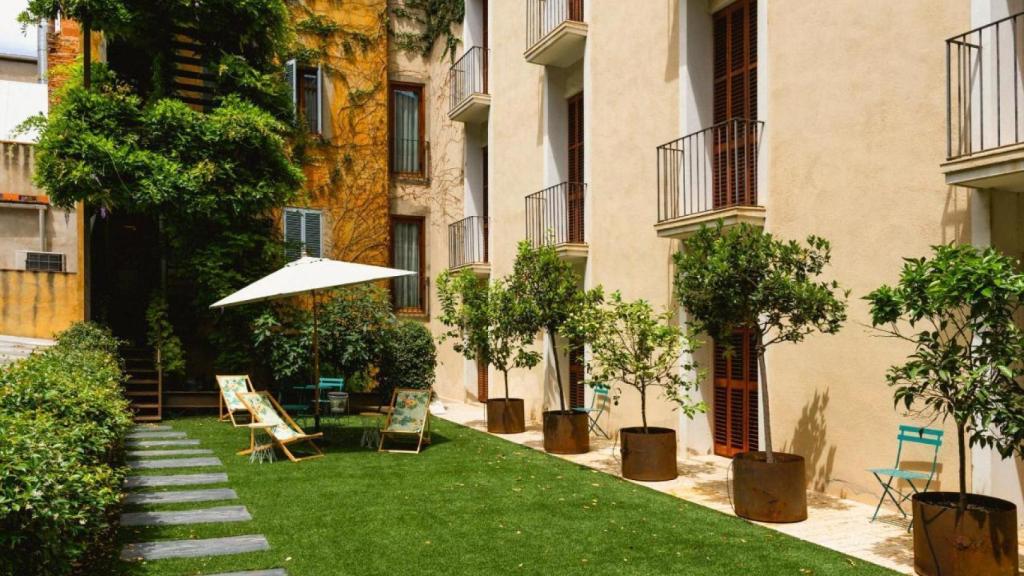 Pati interior de la Fonda Europa