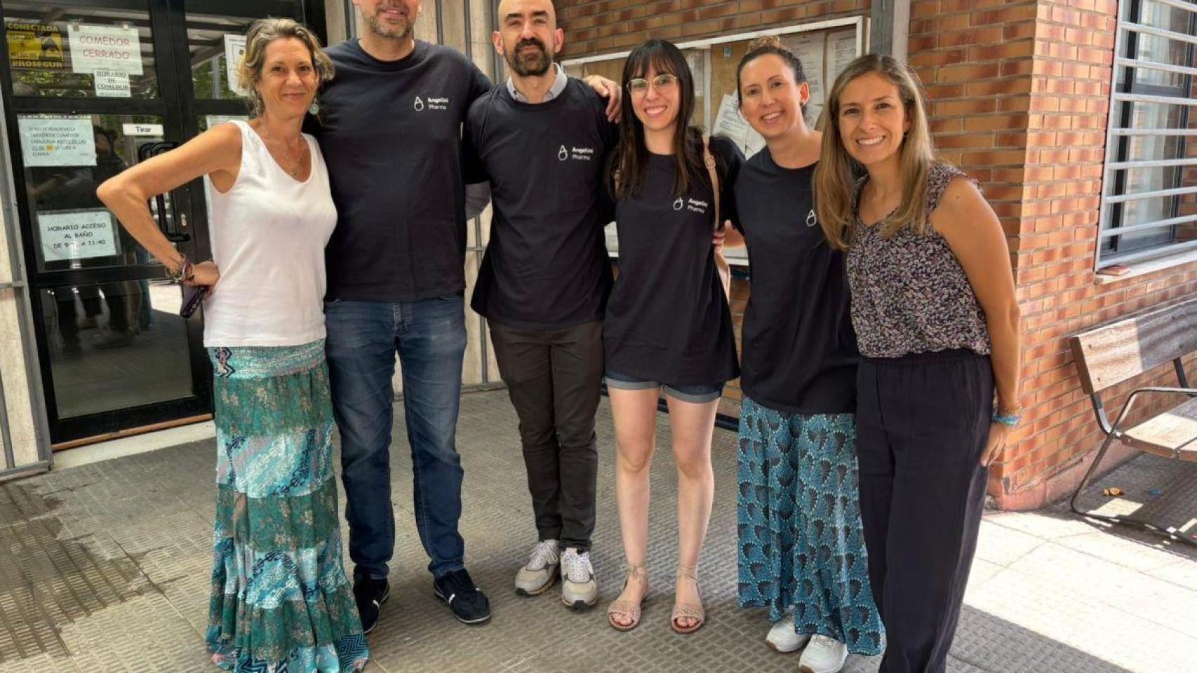 Voluntarios de Angelini Pharma durante la 6ª Jornada de Voluntariado junto a Banco Farmacéutico