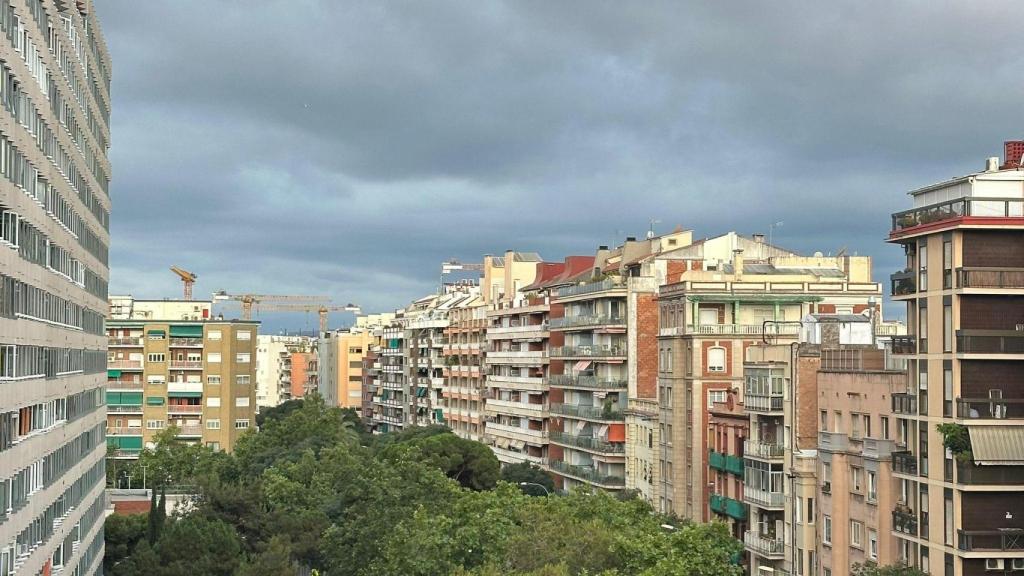 Cielo nublado en Barcelona