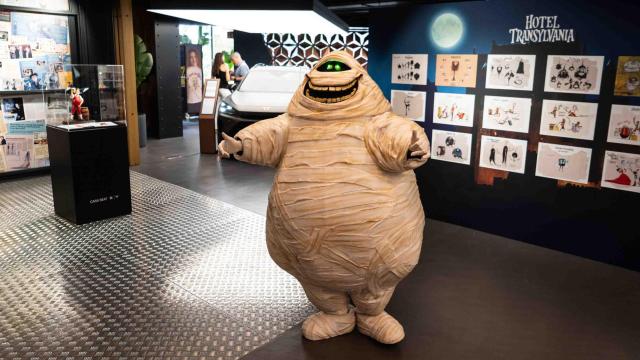 Personaje de ‘Hotel Transylvania’ en la exposición de Casa Seat de Barcelona