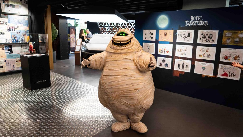 Personaje de ‘Hotel Transylvania’ en la exposición de Casa Seat de Barcelona