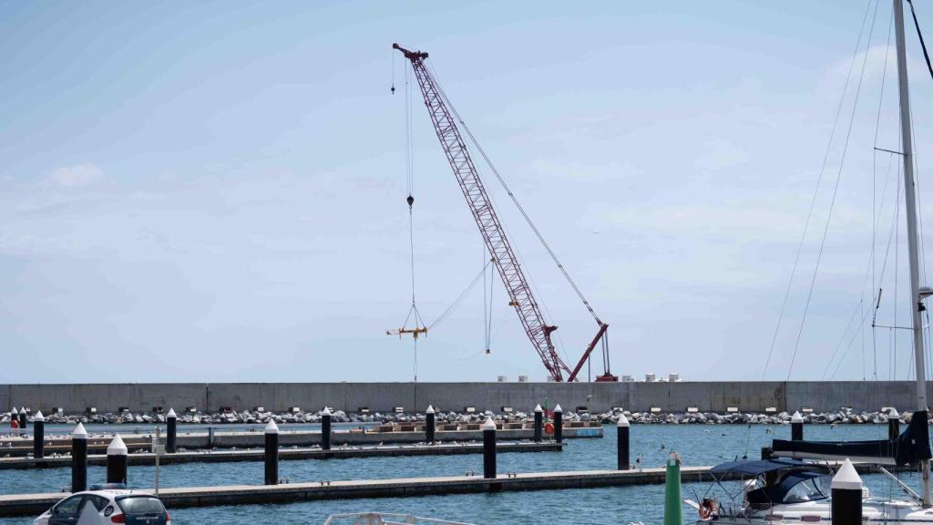 Colocación de los bloques Xbloc en el Port Fòrum