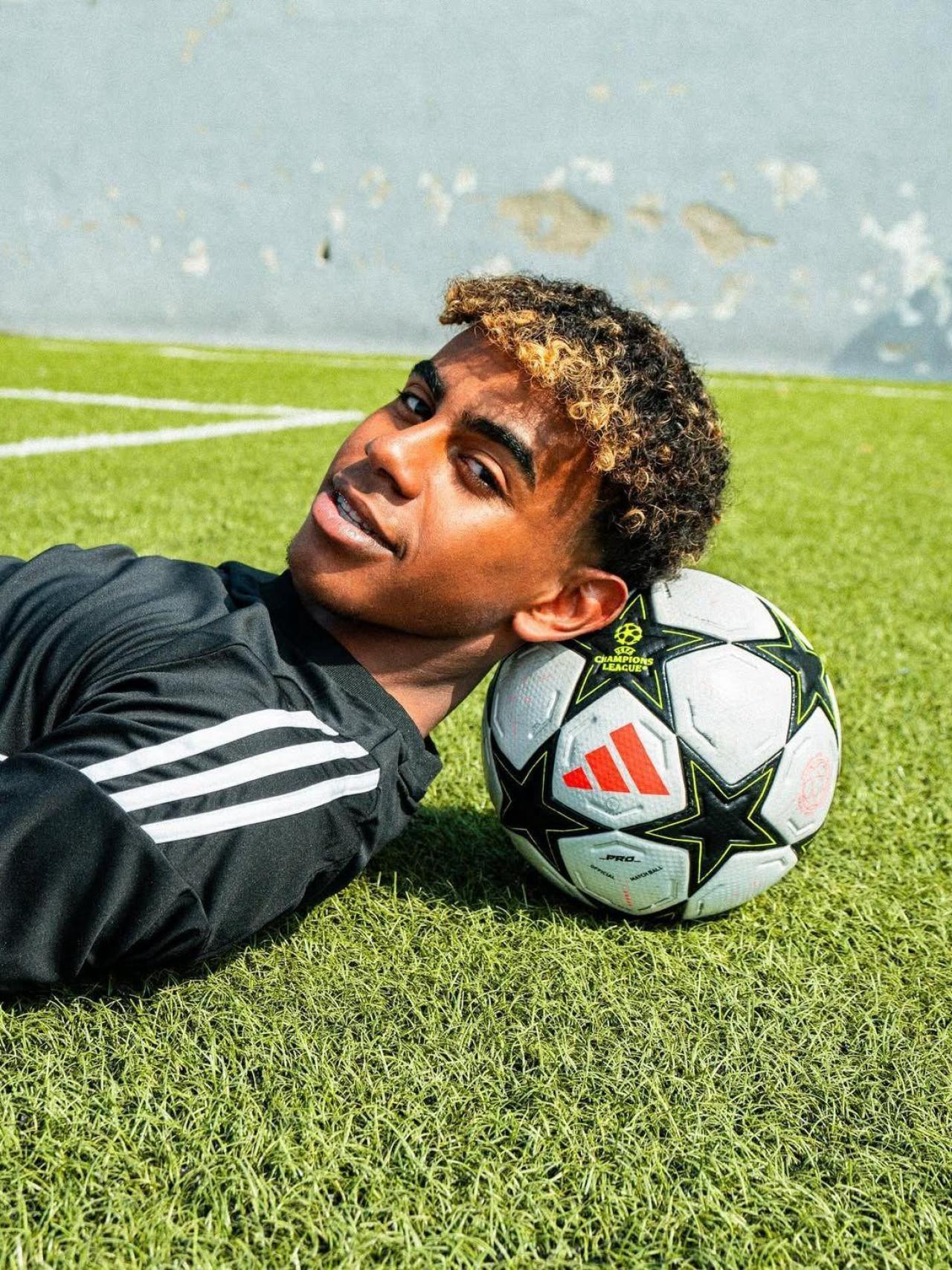 Lamine Yamal en una campaña con Adidas