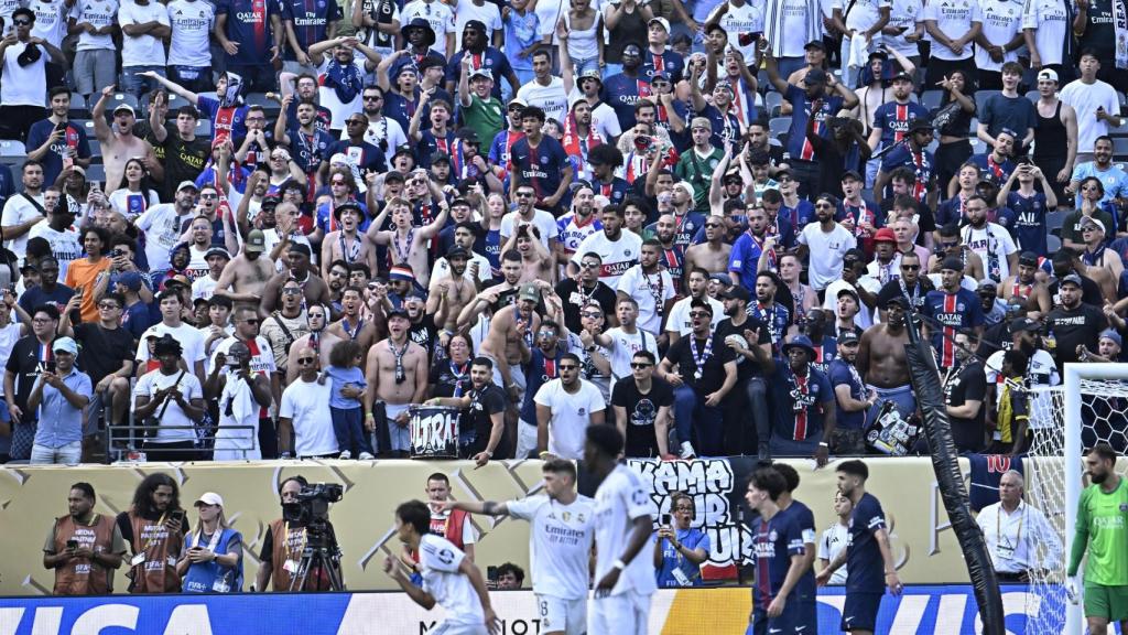 Los jugadores del Real Madrid abatidos en el duelo del Mundial de Clubes contra el PSG